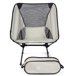 Trekony Campingstuhl Tief Taupe Aluminium