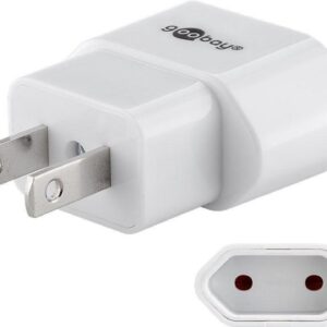 Max Hauri Reiseadapter EU – USA, Weiss