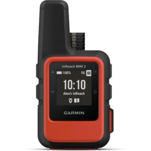 GARMIN Hand GPS inReach Mini 2, Schwarz/Rot