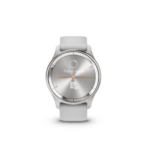 GARMIN Sportuhr Vivomove Trend Weiss/Weiss glanz