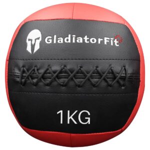 Gladiatorfit Medizinball Ultra-strapazierfähiger Wall Ball 1 kg