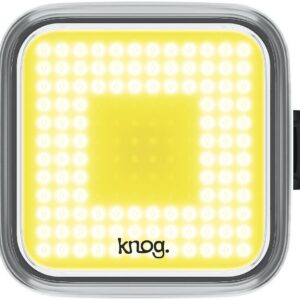 knog. Velolampe Blinder Square Vorne, Schwarz
