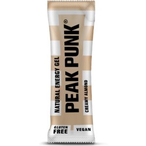 PEAK PUNK Natural Energy Gel Cremige Mandel, 12 x 25 g