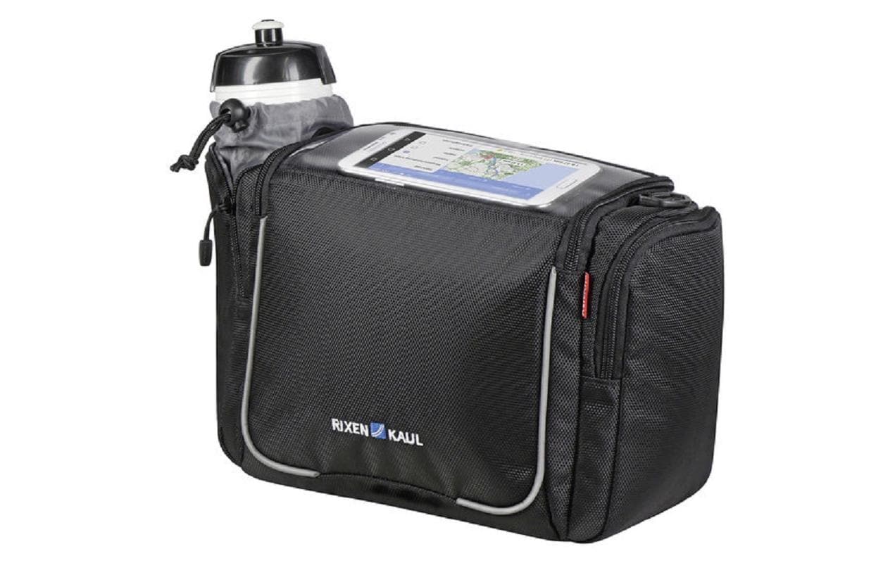 Klick-Fix Lenkertasche Aventour Sport mit Adapterplatte, Schwarz