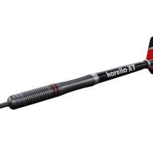 Karella Dartpfeile Steeldart Fighter 22g, 3 Stück – Schwarz