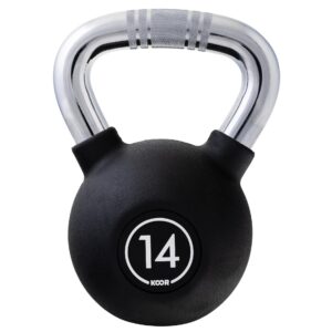 KOOR Kettlebell 14 kg, Schwarz
