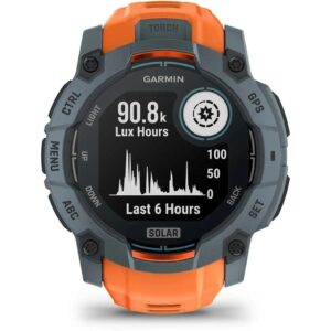 GARMIN Sportuhr Instinct 3 Solar Twilight/Solstice 50 mm