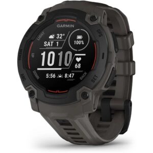 GARMIN Sportuhr Instinct E Kohle/Schwarz 45 mm