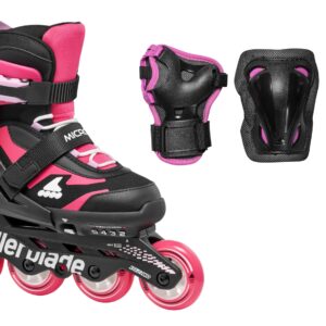 ROLLERBLADE Inline-Skates Microblade Combo Schwarz/Pink, 36.5-40.5