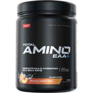VAST Pulver Total Amino EAA+ Dose: 381g, Peach Iced Tea