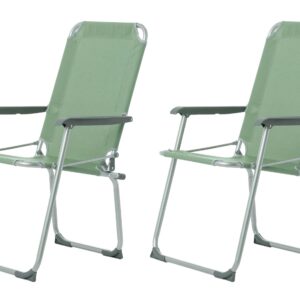 KOOR Campingstuhl Comodo Vert, 2 Stück