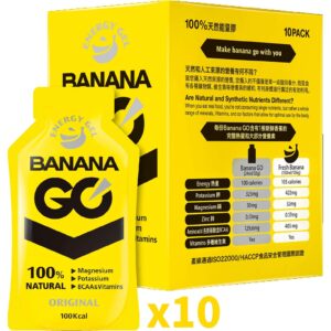 BananaGo Nahrungsgel Original 10 Stück x 32 ml