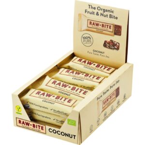 Rawbite Rohkostriegel Kokosnuss, 12 x 50g