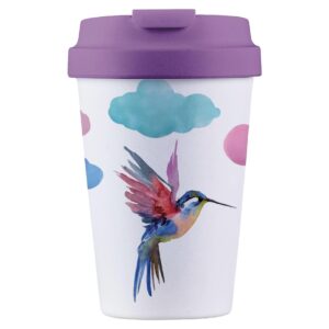 BioLoco Outdoor-Becher Easy Cup-Watercolor bird 350 ml
