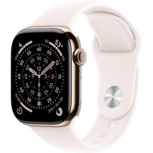 Apple Watch Series 11 42 mm LTE Gold Titanium Light Blush M/L