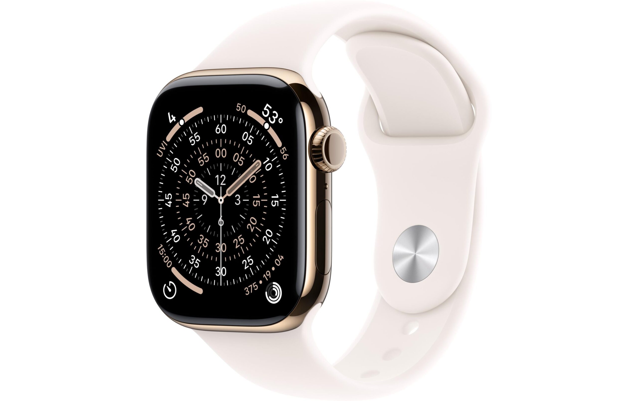Apple Watch Series 11 42 mm LTE Gold Titanium Light Blush M/L