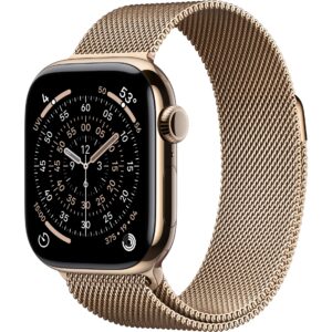 Apple Watch Series 11 42 mm LTE Gold Titanium Milanese Loop