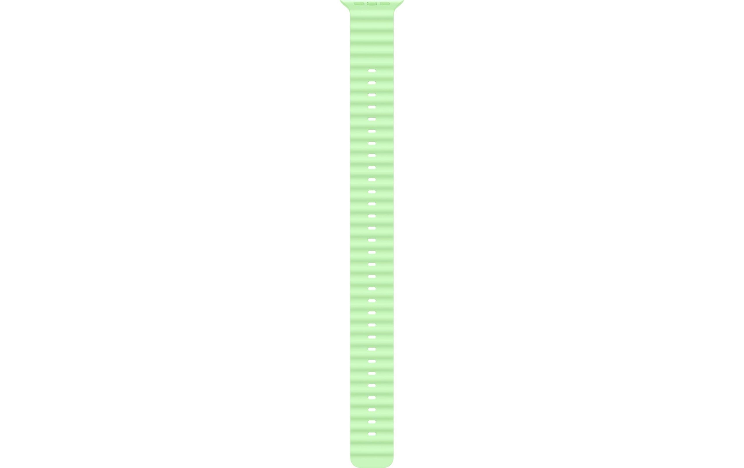 Apple Ocean Band 49 mm Extension Neon Green Natural Titanium