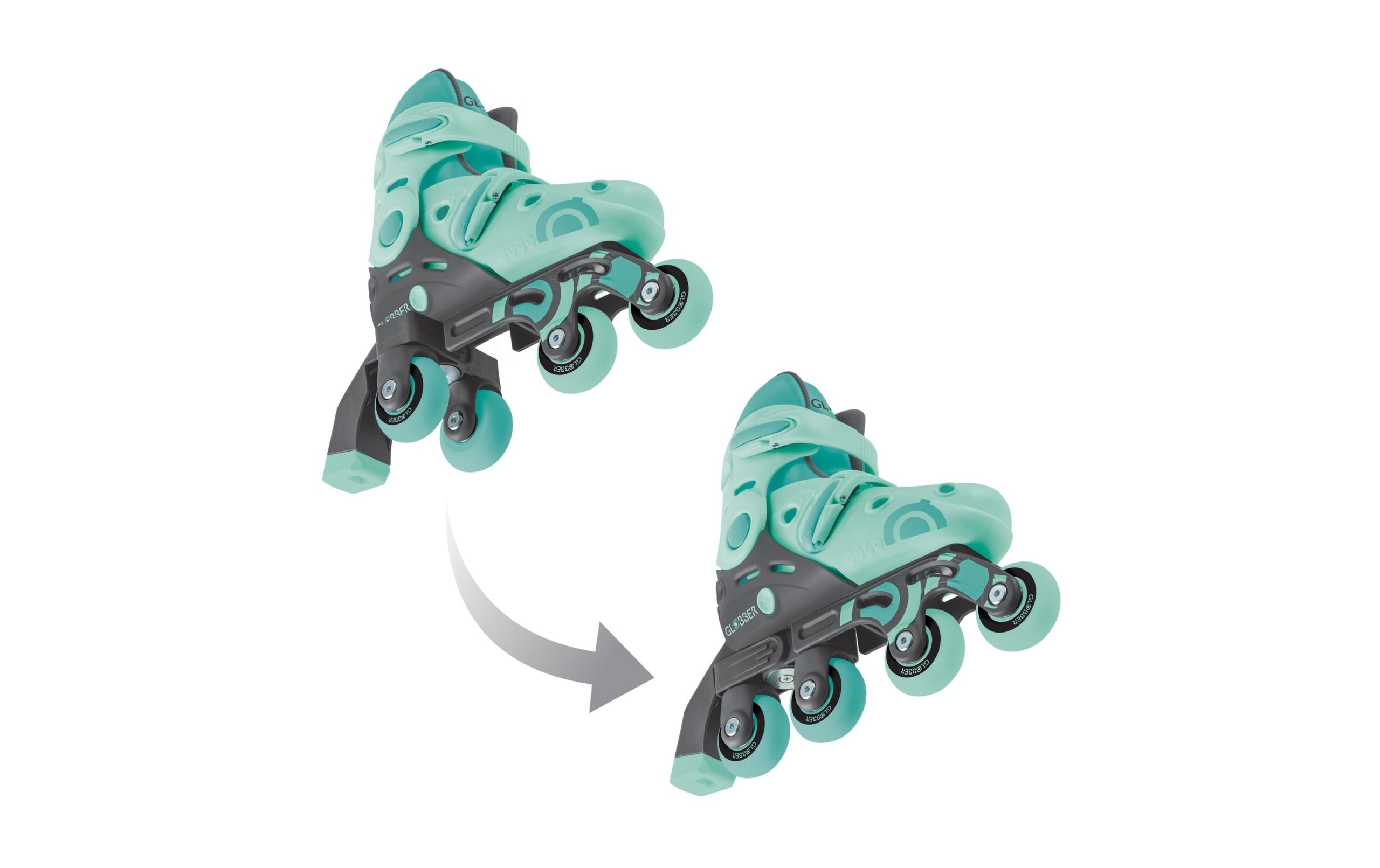 GLOBBER Inline-Skates 2 in 1 Gr. 30-33, Mint