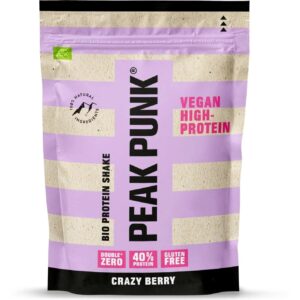 PEAK PUNK Pulver Bio High Protein Shake Crazy Berry Beeren 250 g