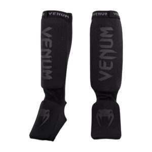 Venum Kontact Shin guards Schwarz, L