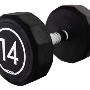 KOOR Kurzhantel 14 kg, Schwarz