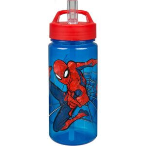 Scooli Trinkflasche Spiderman 500 ml, Rot/Blau