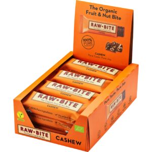 Rawbite Rohkostriegel Cashew, 12 x 50g