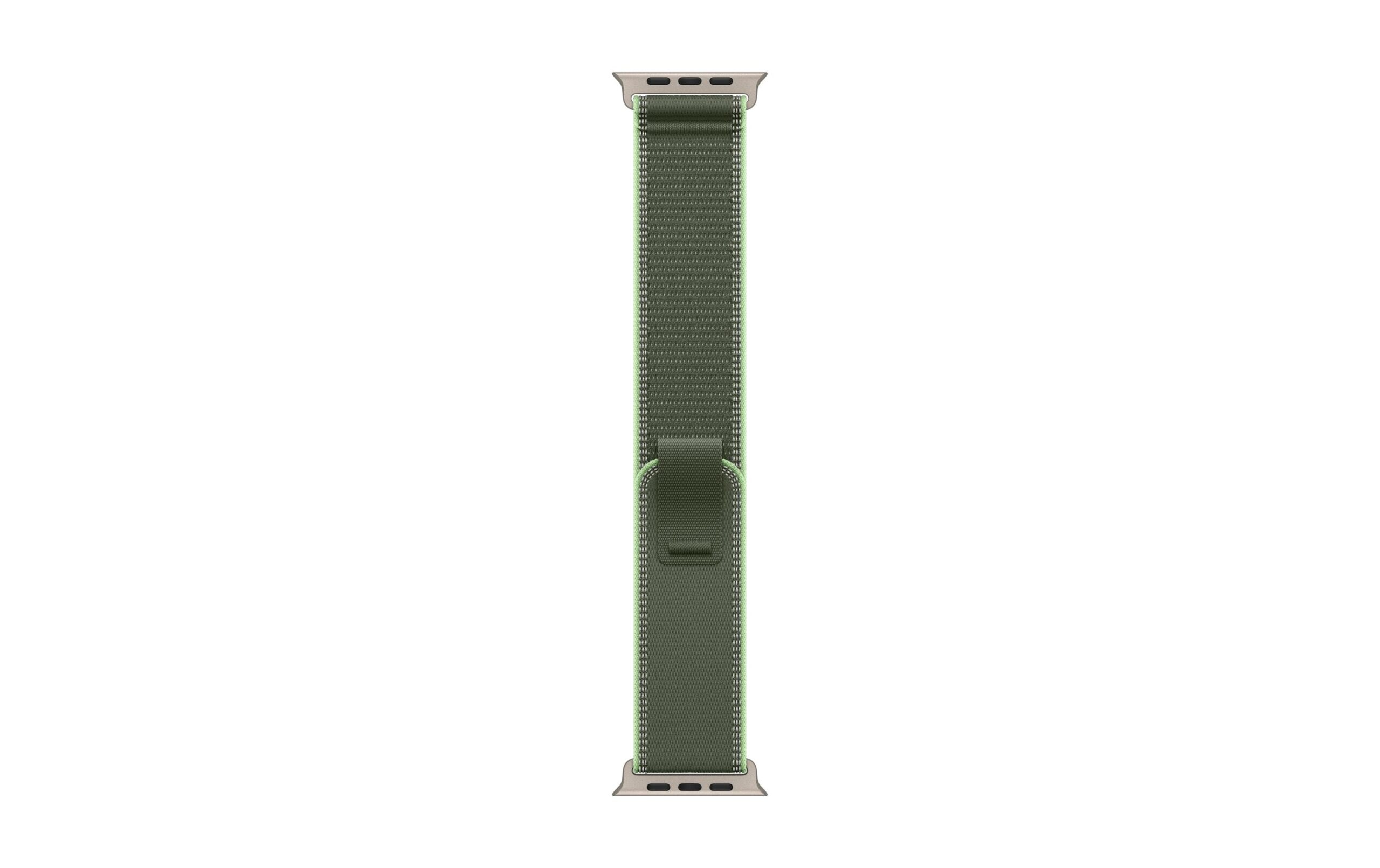 Apple Trail Loop 49 mm Green/Neon M/L Natural Titanium