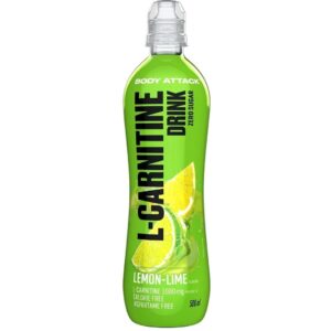 PowerFood One Body Attack L-Carnitine Drink Lemon Lime, 18 x 500 ml
