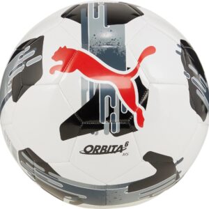 PUMA Fussball Orbita 6 MS Weiss-Schwarz, Ballgrösse: 5