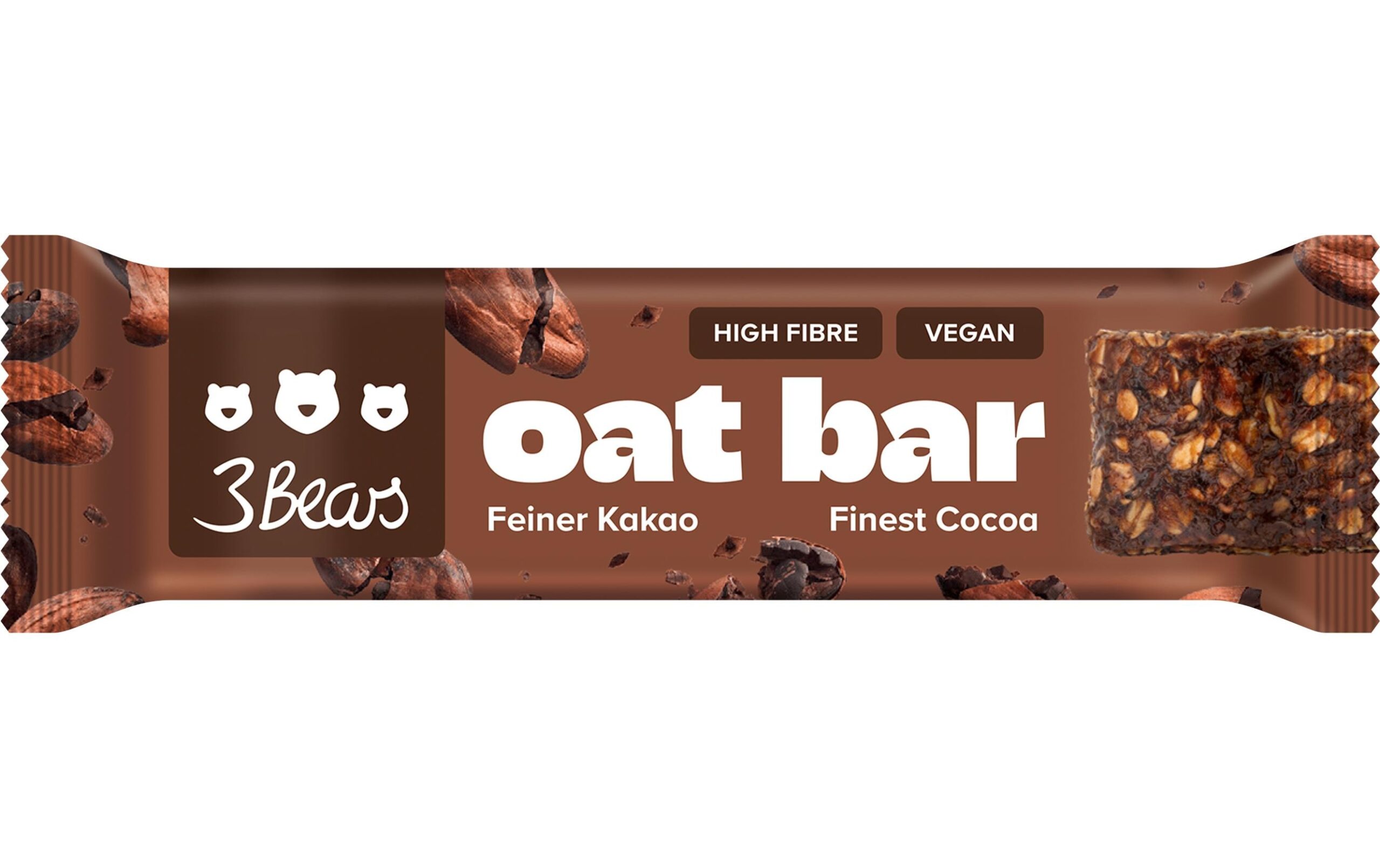 3Bears Oat Bar – feiner Kakao 45 g