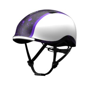 LUMOS Helm Nyxel Youth Schwarz/Lila, S