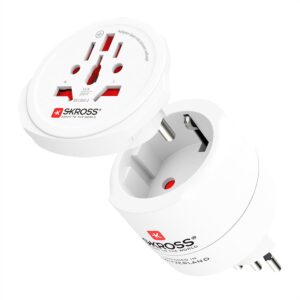 SKROSS Reiseadapter Combo World to CH + IT + BRA