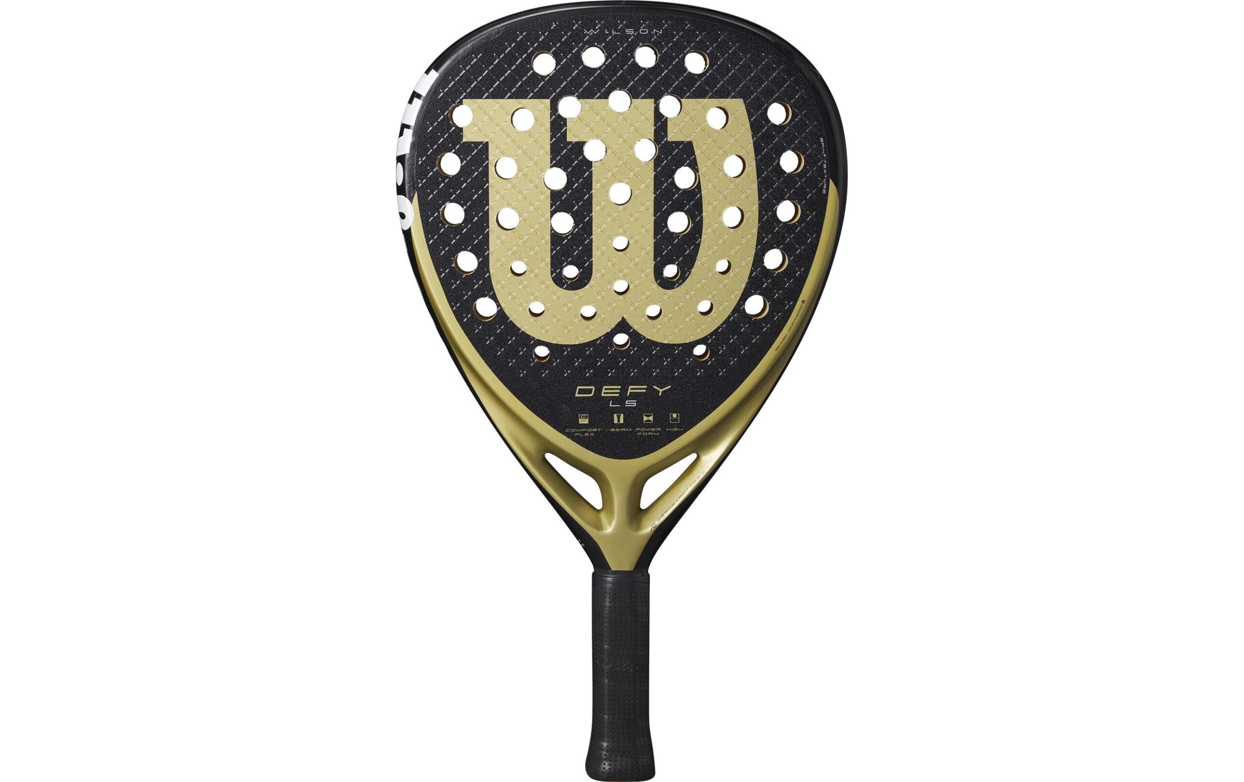 Wilson Squashschläger Defy LS V1 Schwarz/Gold