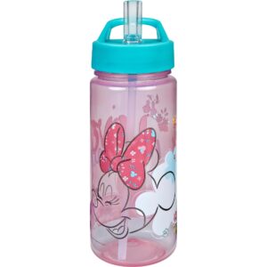 Scooli Trinkflasche Disney Minnie Mouse 500 ml, Blau/Hellrosa