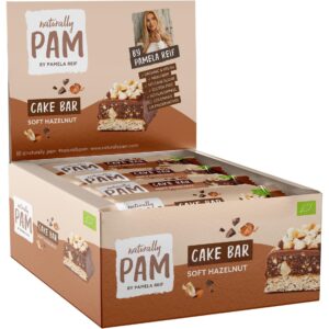 Naturally Pam Riegel Bio Cake Bar – Soft Hazelnut 12 x 44 g
