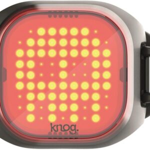 knog. Velolampe Blinder Mini Skull Rücklicht, Schwarz