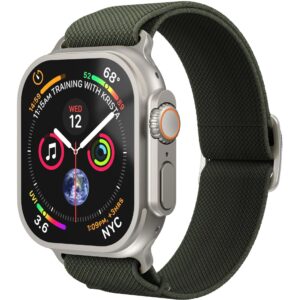 Vonmählen Armband Classic Nylon Loop Apple Watch 44/45/46/49 mm Olive