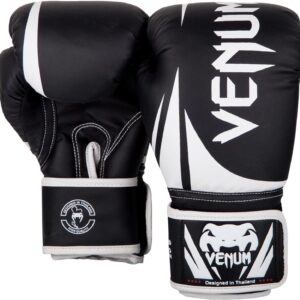 Venum Challenger 2.0 Kids Boxing Gloves 6 oz, Schwarz/Weiss