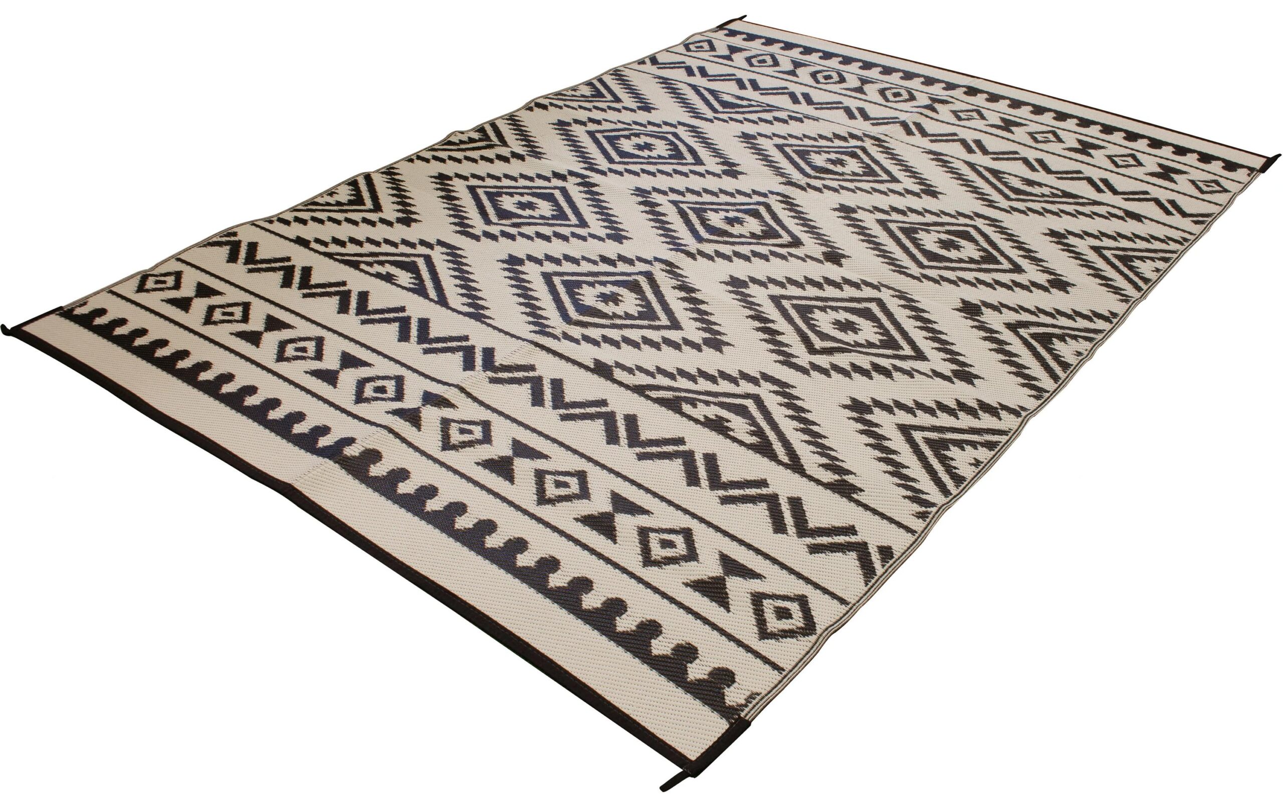 Eurotrail Zeltteppich Patio Mat 250 x 300 Schwarz/Weiss