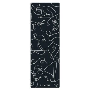 Luviyo All-In-One Yogamatte Black Marble