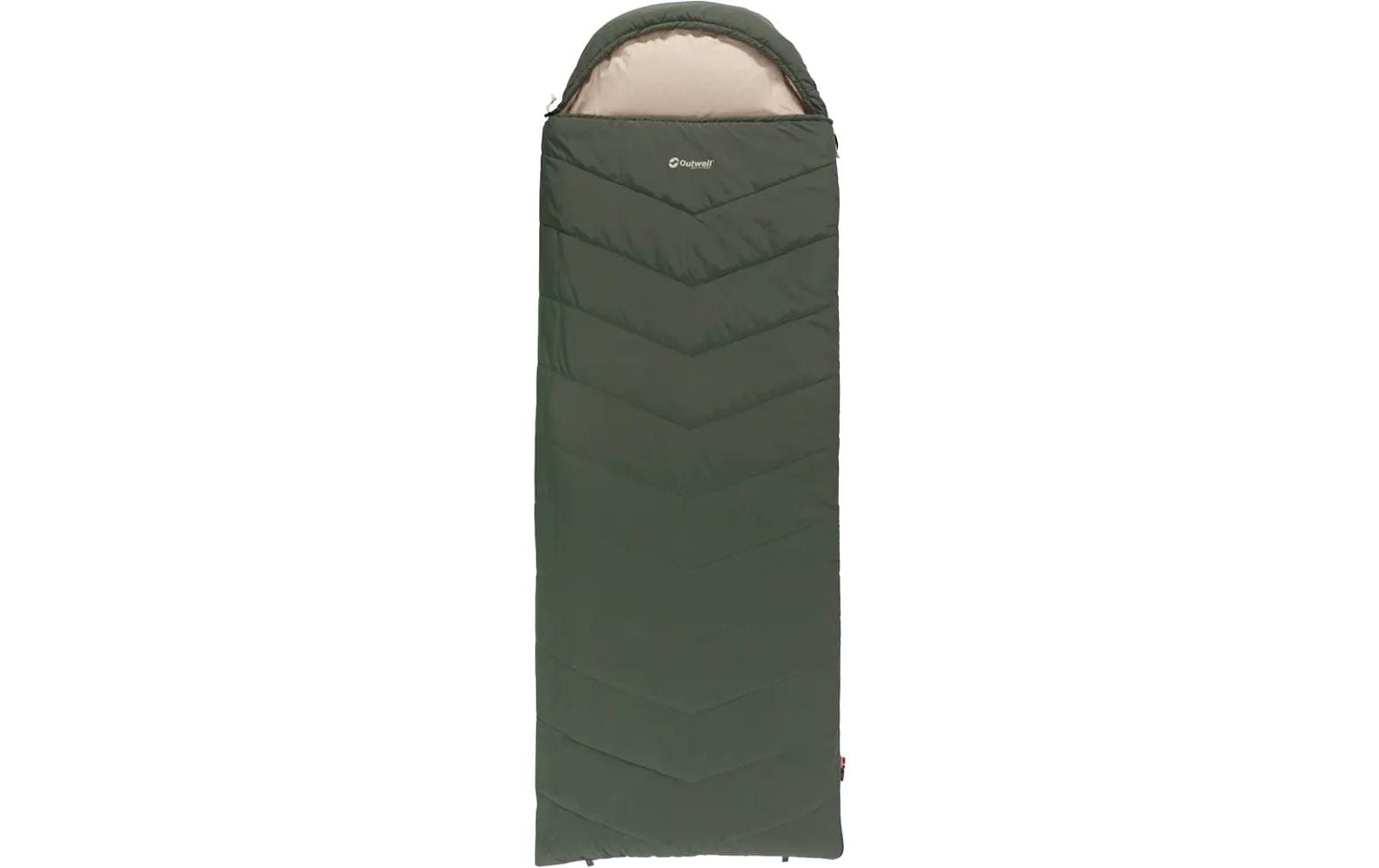 Outwell Schlafsack Caldera Lux – Left zipper Polyester, Grün