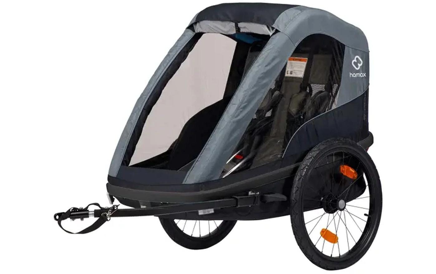Hamax Veloanhänger Avenida Twin Blau