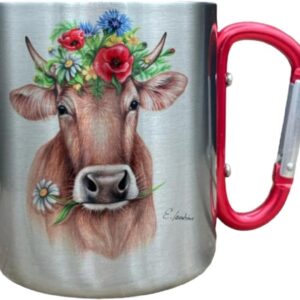 creanorm Edelstahltasse Blumenkuh 330ml