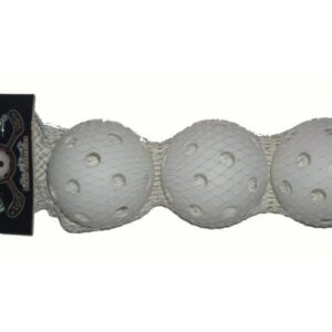 Eurostick Unihockeyball Floorball 3er-Pack Weiss