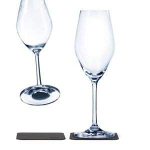 Silwy Outdoor-Champagnerglas Kristallgläser 2er-Set