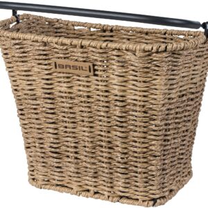 BASIL Velokorb Bremen Rattan Look KF Braun