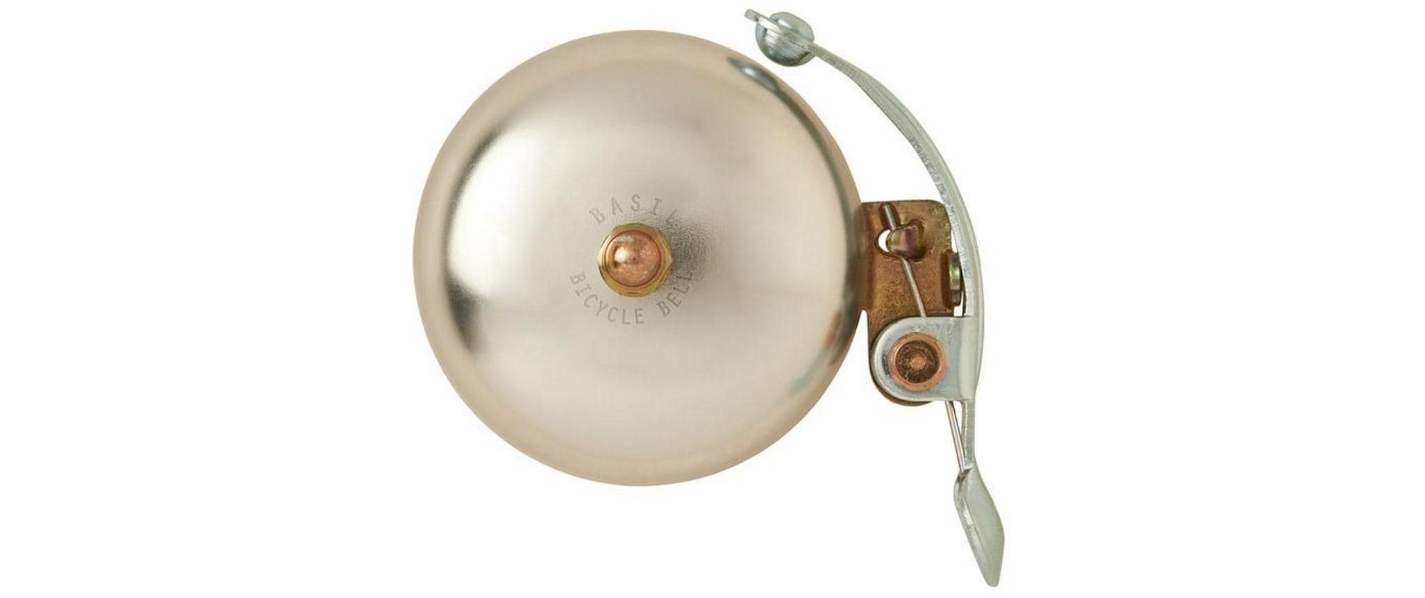 BASIL Fahrradklingel Portland Bell Brass Silber