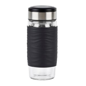 Emsa Thermobecher Tea2go 420 ml, Schwarz